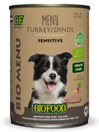 Organic Turkey Menu Dog Wet 400 g