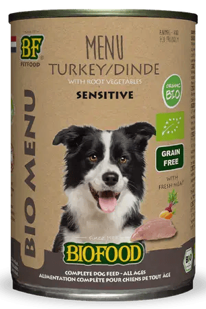 Organic Turkey Menu Dog Wet 400 g