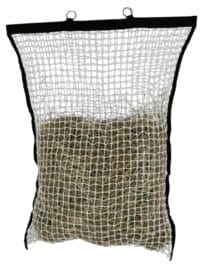 Haynet with filling aid