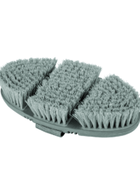 Flex horse grooming brush, soft synthetic bristles