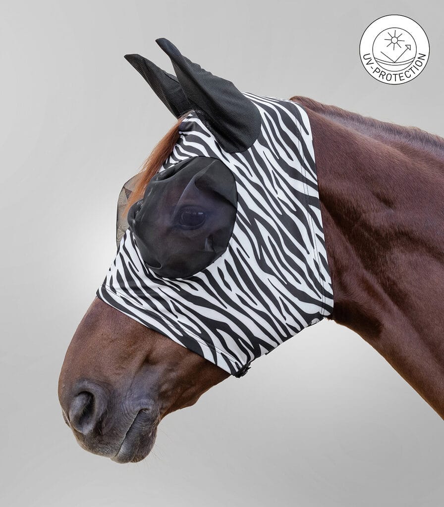 Puck Zebra Fly mask